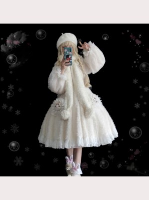 White Bunny Sweet Lolita Style Dress OP (TK01)